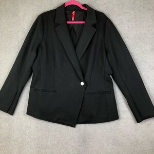 SPANX Asymmetric Ponte Knit Blazer size 1X